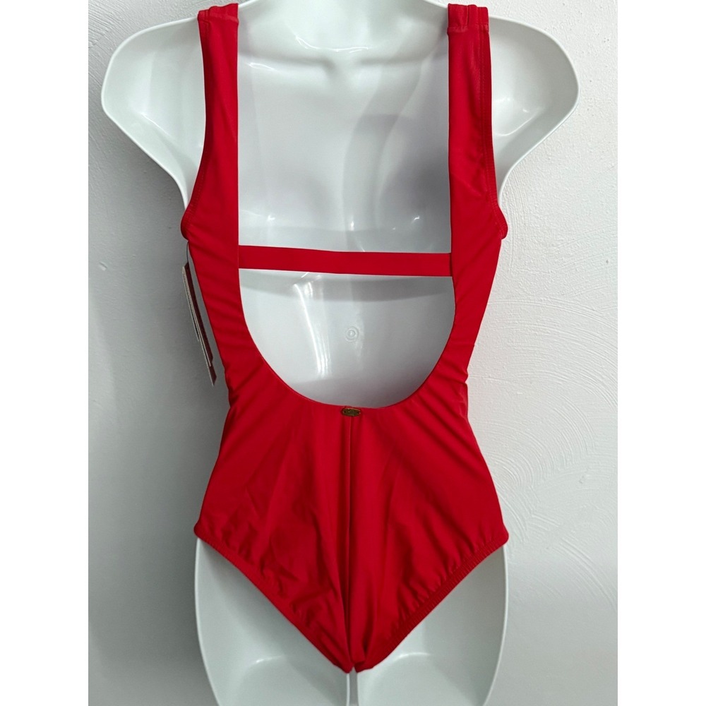 NWT Amoressa by Miraclesuit Discotheque Andy Red Shaping Underwire Swimsuit 6 - Picture 4 of 16